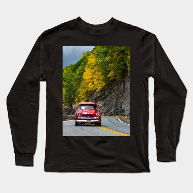 58 Pickup in Autumn Long Sleeve T-Shirt by ShootFirstNYC